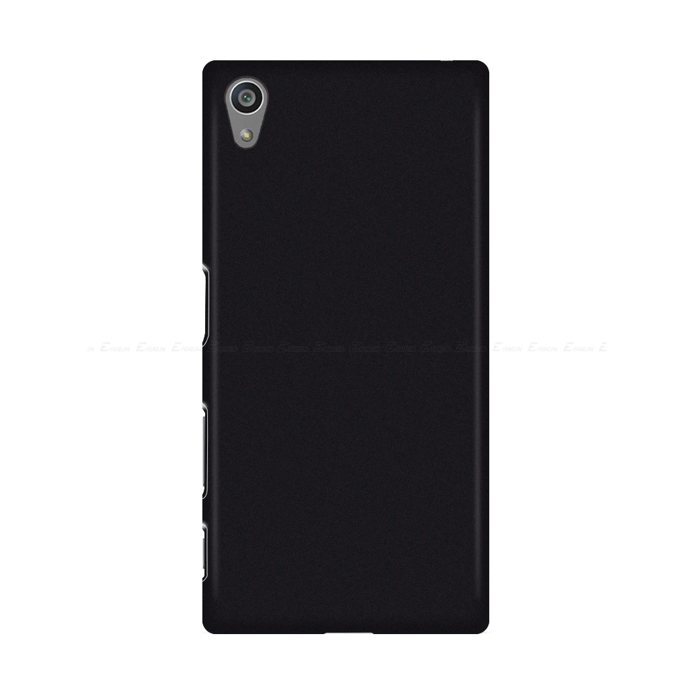 Черный Матовый Жесткий Пластиковый Чехол для телефона sony Xperia L3 L2 L1 E5 Z5 Premium Z4 Z3 Z2 Z Z1 X Compact Performance M4 M5 - Цвет: Черный