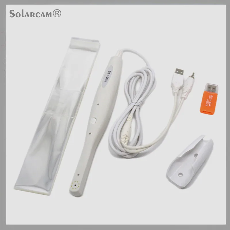 4 мега пикселей стоматологическая интраоральная камера с 8 LEDS AV/TV интерфейсом 16G