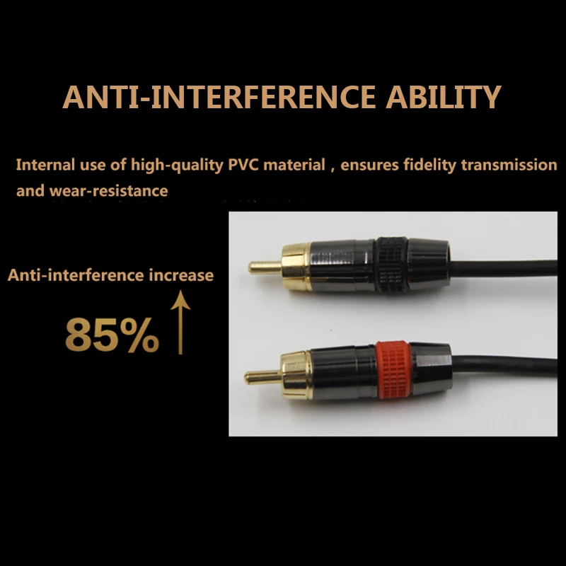 Ygctfnp ЦАП Усилители домашние аудио кабель USB к 2 RCA стерео Sound Connect Высокое качество