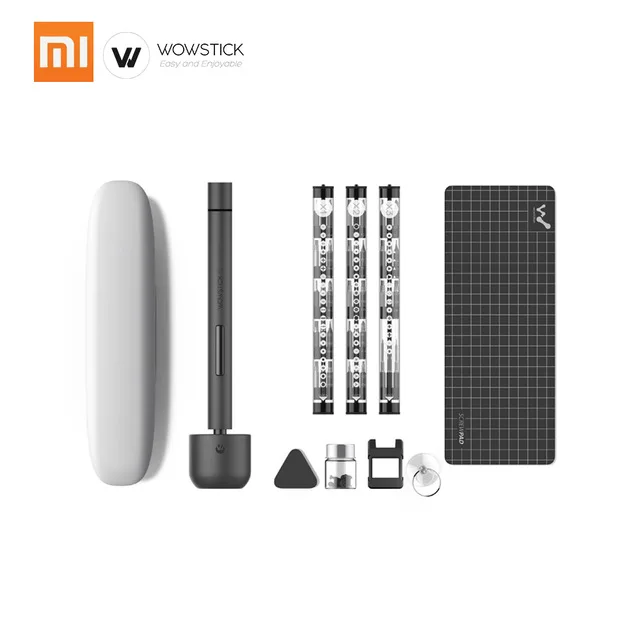 XIAOMI WOWSTICK 1F Pro 56 бит Электрический шуруп шуруповерт набор беспроводная отвертка