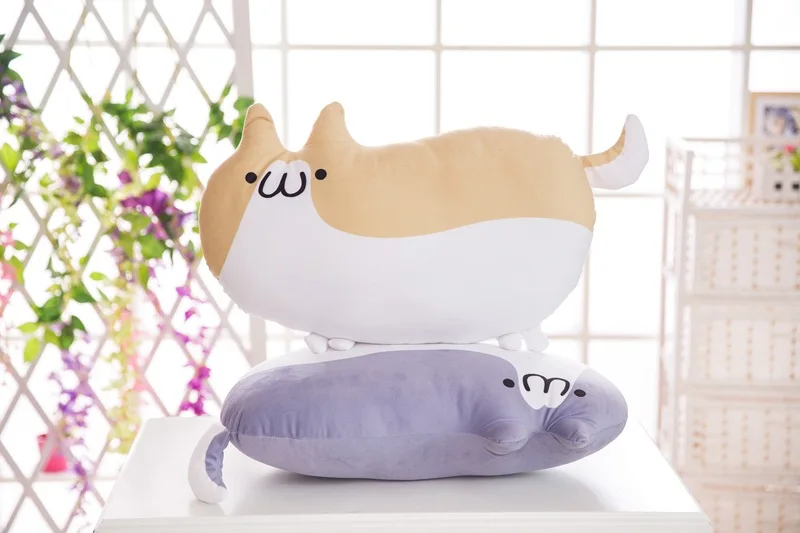 Плюшевая собака Doge Kabosu для малышей милая подушка в виде животного мягкая детская