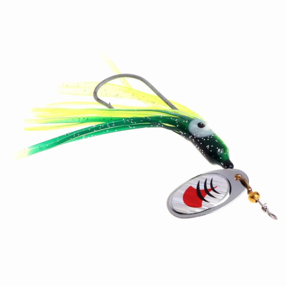 

Fishing Bait Hook Spoon Spinner Fish Accessories Soft Lure Artificial Tackle Jig