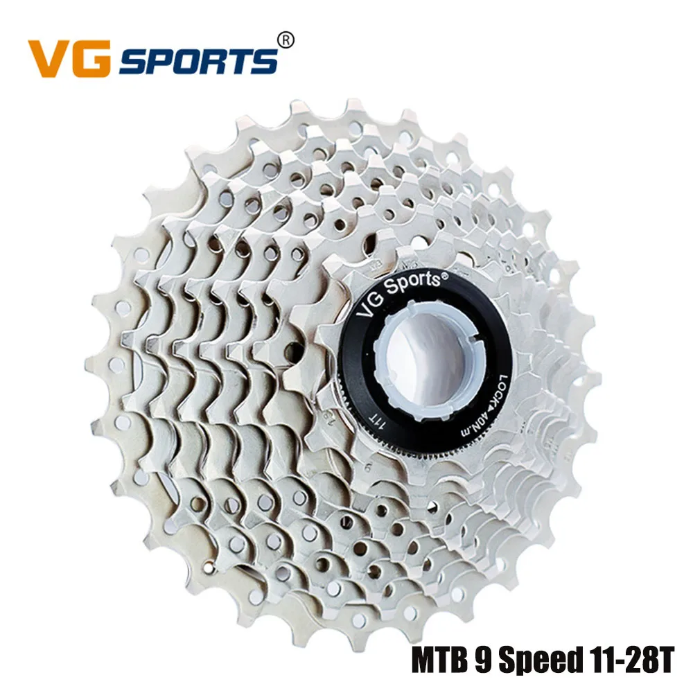 Велосипедная кассета Freewheel 9 скоростей 28 Т MTB Звездочка для Shimano Sram cog cdg 9s 9v Дорожный Велосипед маховик 9 велоцидад 28T VG спортивные