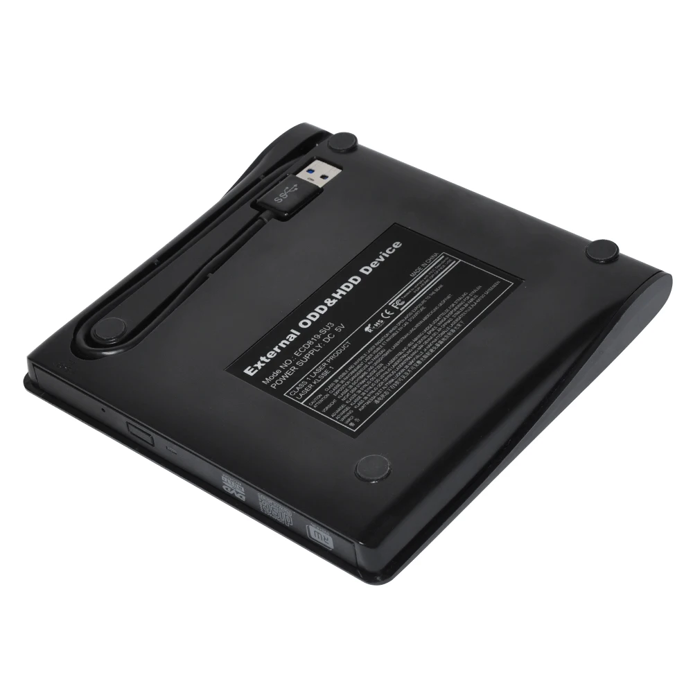 Внешний USB привод Deepfox 3 0/USB 2 0 DVD RW/CD RW записывающее устройство оптический CD ROM для