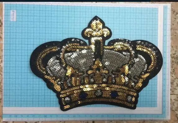 DD 1pc Crown Embroidery Lace Sticker Fabric Sweater Clothing Patch T-shirt DIY Decoration | Дом и сад