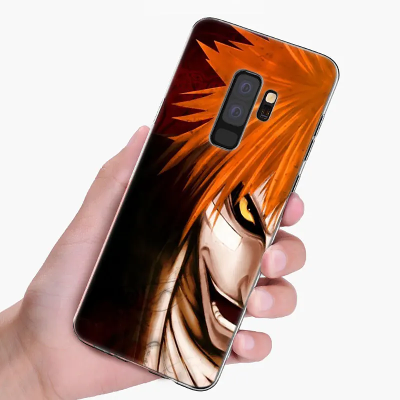 Hot Anime Bleach ichigo Soft Silicone Case For Samsung Galaxy S10 S9 S8 Plus S7 Edge A6 A8 A7 A9 2018 A5 2017 Fashion Cover |