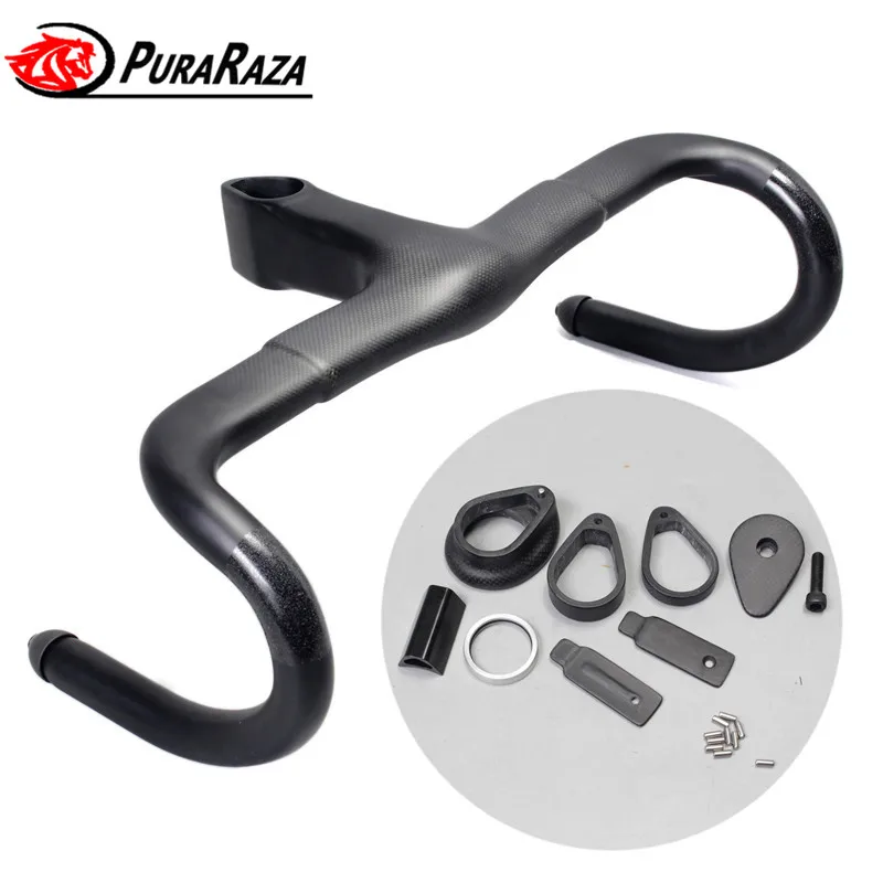 Новинка 2017 полностью углеродное волокно руль для шоссейного велосипеда