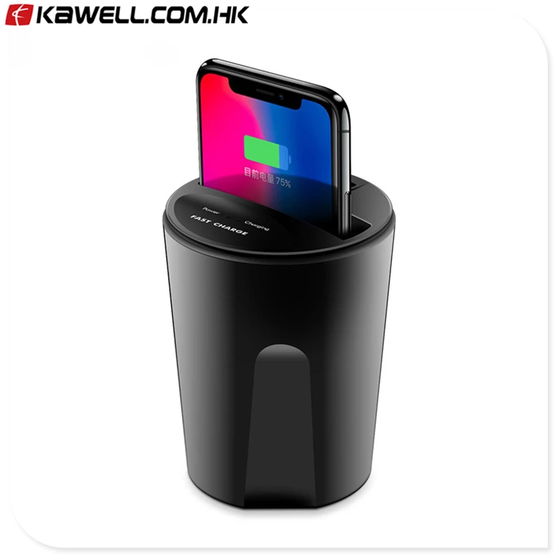 Автомобильное беспроводное зарядное устройство Qi зарядка подставка для iPhone 8X10