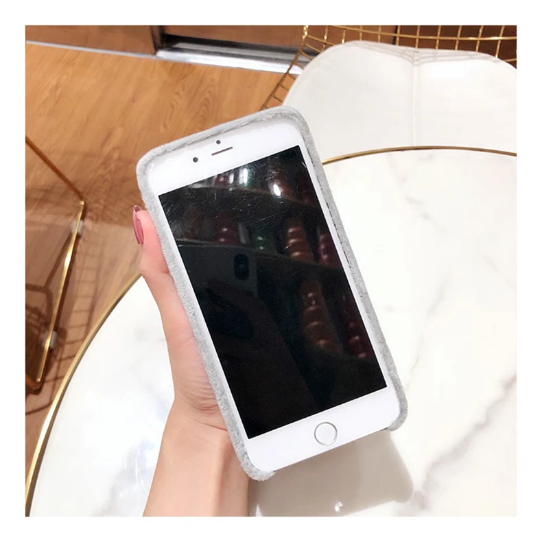 Плюшевый чехол для телефона с белкой для huawei Mate20 10 Pro 9 милый теплый пушистый чехол для телефона для huawei honor V20 10 9 Y7 y6 Y9 кукла
