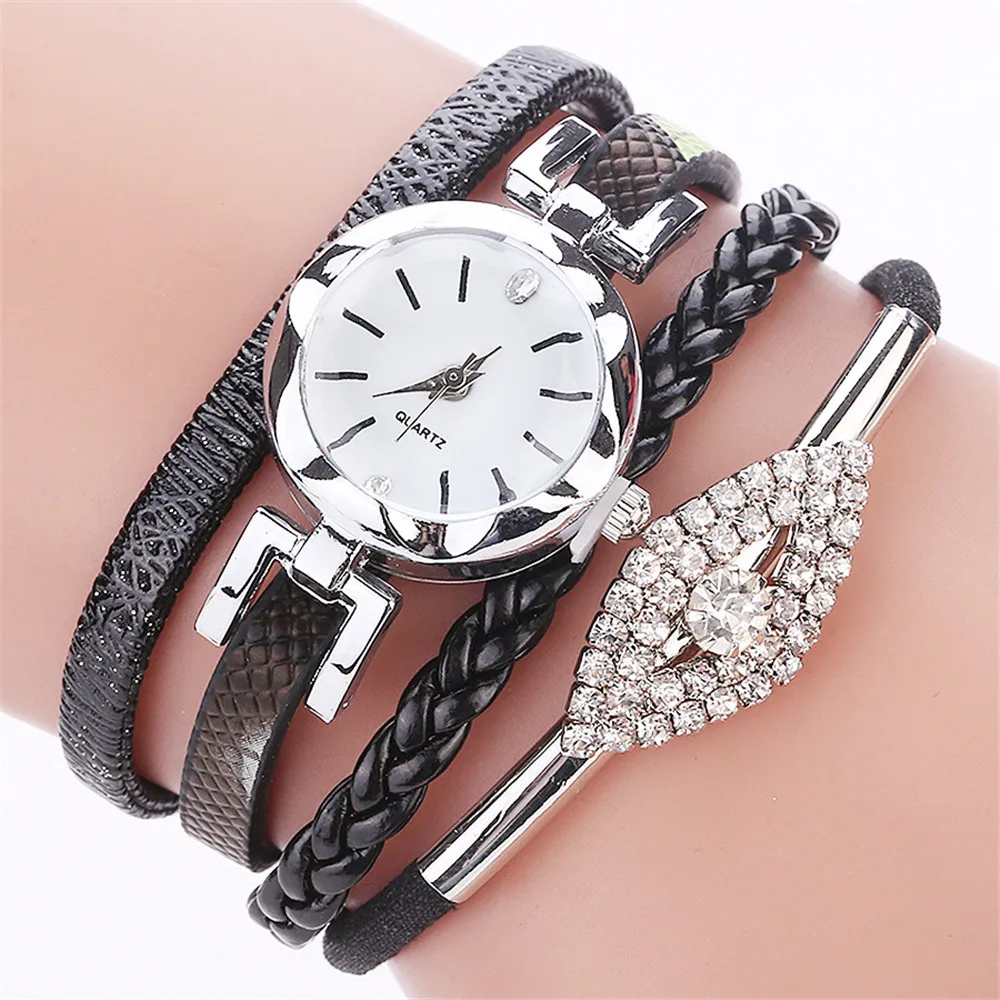 Montre Femme CCQ модные часы для женщин девочек Аналоговые кварцевые наручные часы женская одежда браслет часы Reloj Mujer Relogio Feminino