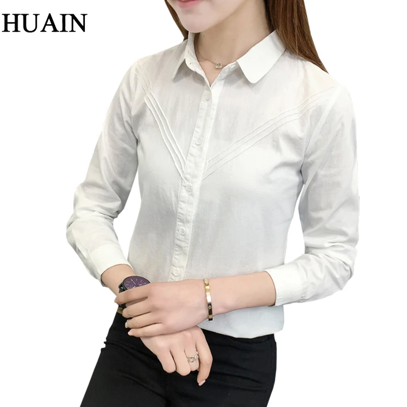 Elegant Office Blouse Shirt Women Long Sleeve Autumn 2017 New Fit Ladies Tops Korean Female Clothing Fitness |