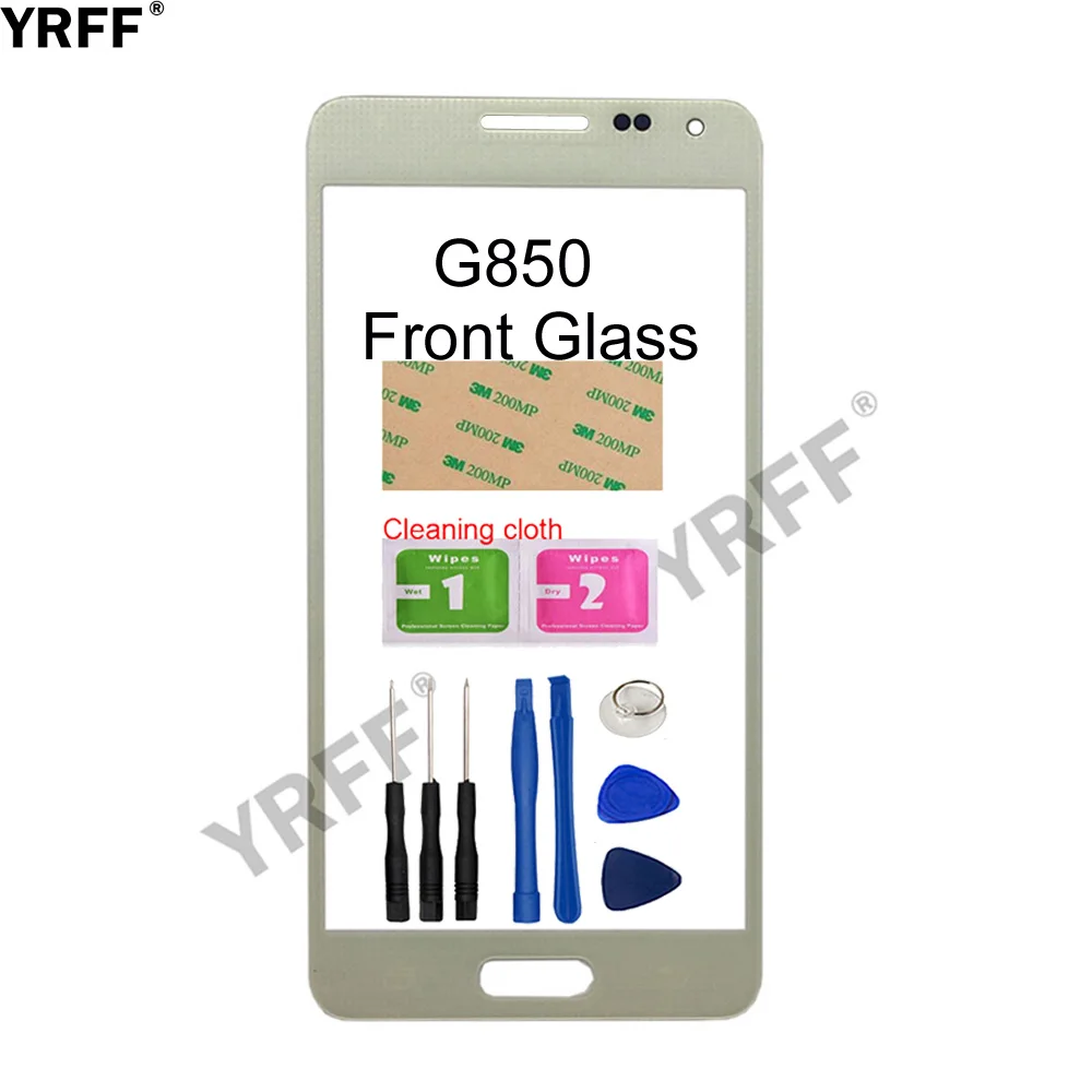

4.7'' Mobile Front Panel Glass For Samsung Galaxy Alpha G850F G850 Front Glass (No Touch Screen Digitizer Panel ) Outer Glass