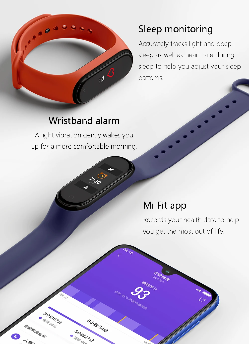 Новинка, Xiaomi mi-браслет 4 с цветным смарт-экраном, браслет для фитнеса, сердечного ритма, 135 мА/ч, Bluetooth, 5,0, 50 м, для плавания, mi ng, водонепроницаемый