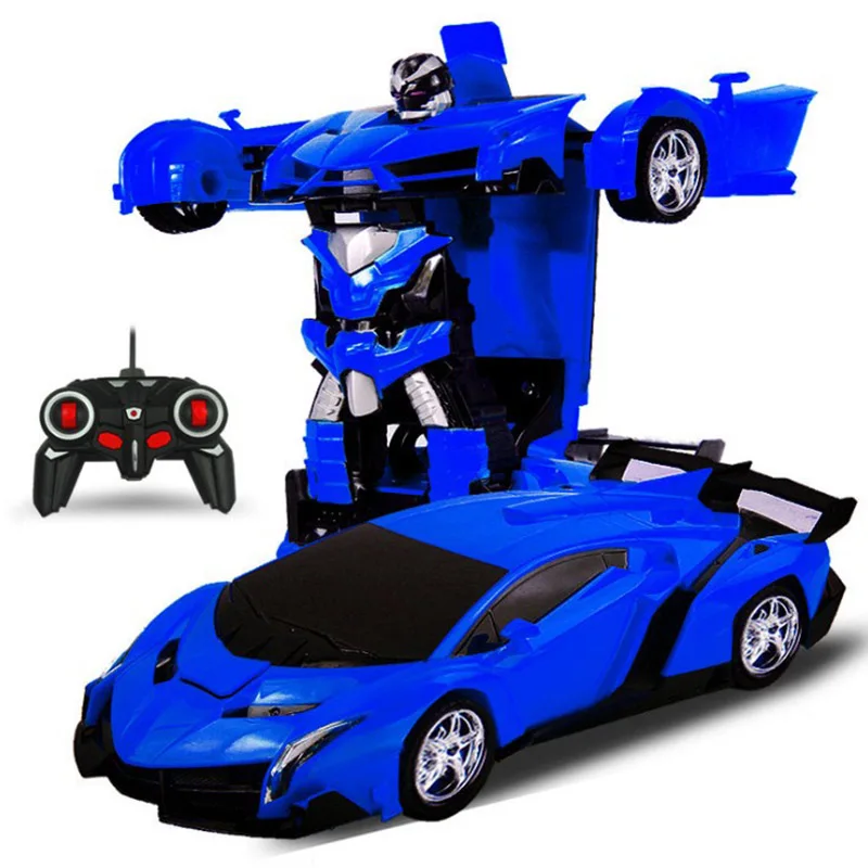 Jewedsr 7 стилей 19 см Радиоуправляемый автомобиль Трансформеры Робот спортивная модель автомобиля красочное освещение деформация автомобиля пульт дистанционного управления детские игрушки