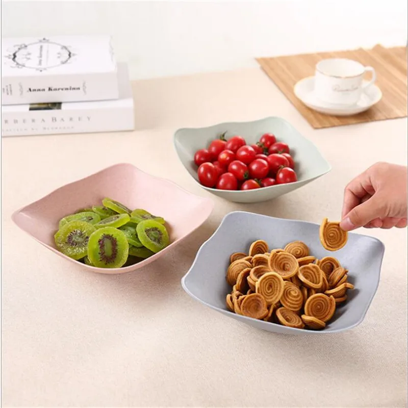 Экологичная фруктовая чаша из пшеничного стебля для гостиной сушеные фрукты