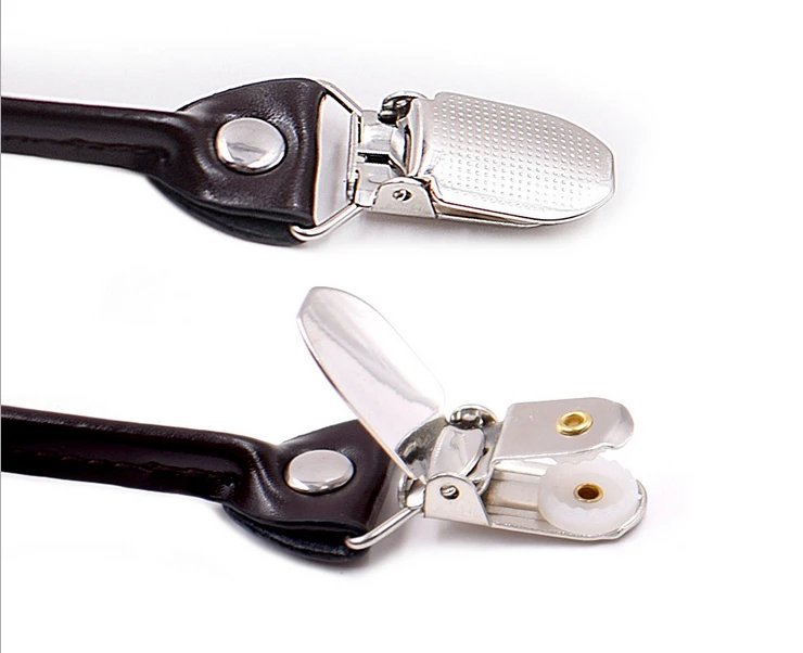 Многоцветные эластичные мужские ремни с 6 зажимами для взрослых в штучной