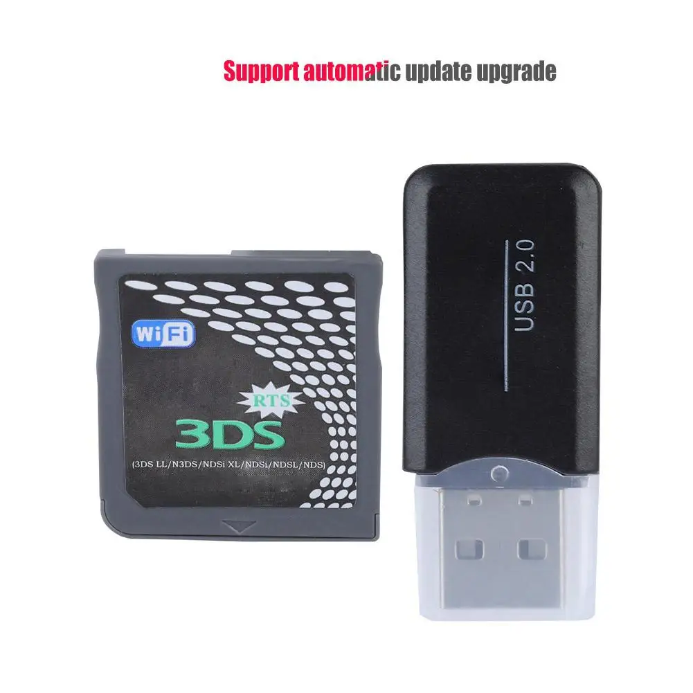 Высокое качество RTS 3DS NDS мини карточная карта для игры USB автоматическое обновление черный горячий