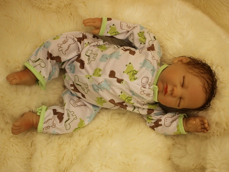 Реалистичные силиконовые куклы Rebon для новорожденных девочек 50 см|boneca reborn|doll