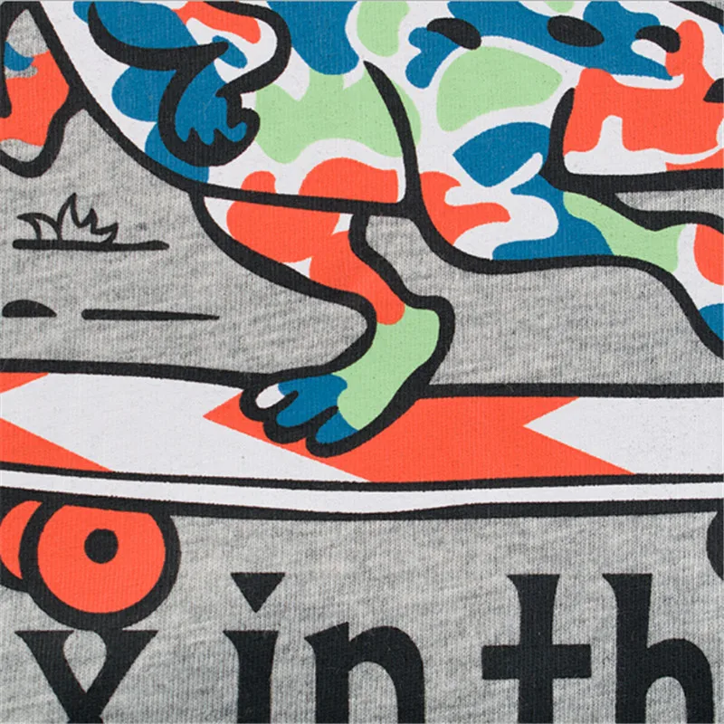 Летняя одежда с рисунком акулы для маленьких мальчиков хлопковые футболки