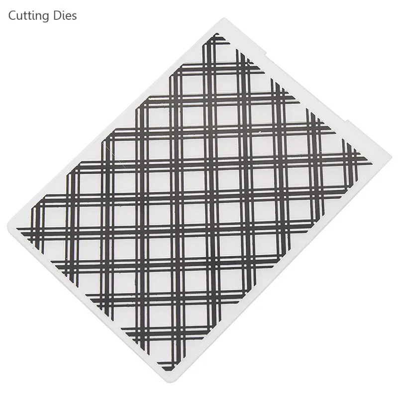 Пластиковая папка для тиснения в виде сетки скрапбукинга сделай сам инструмент
