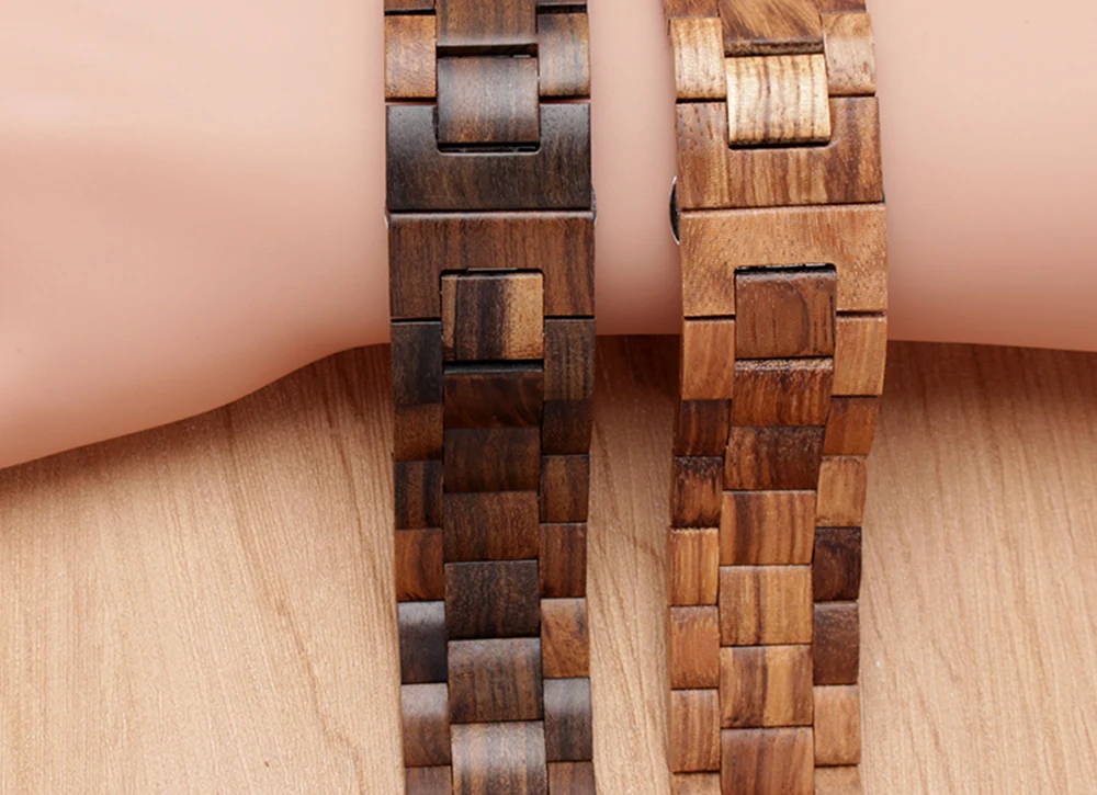Деревянный браслет 22 мм 24 мм для iwatch ремешок 38 мм 42 мм качественные аксессуары для часов