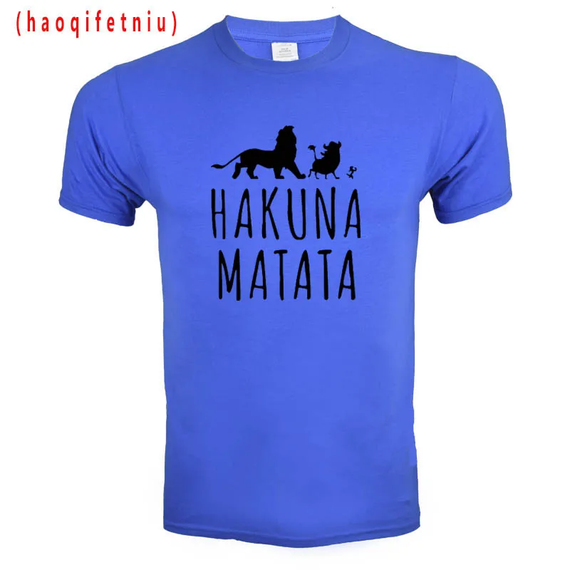 2018 Милый Забавный тройник футболки homme Pumba (Пумба) мужская с коротким рукавом