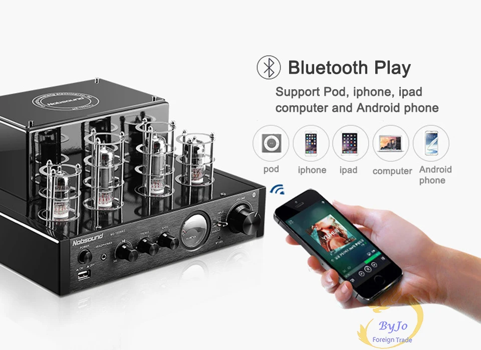Nobsound MS-10D MKII MS-10D MKIII ламповый усилитель аудио мощности вакуумный ламповый усилитель Bluetooth усилитель 110 В или 220 В