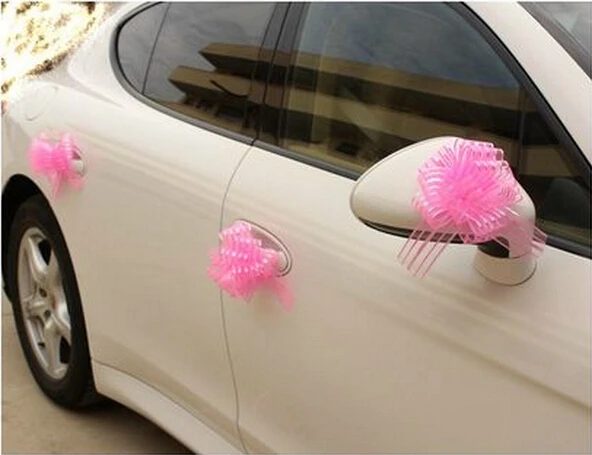 Оптовая продажа 50 шт. бант из органзы большого размера свадебные украшения для