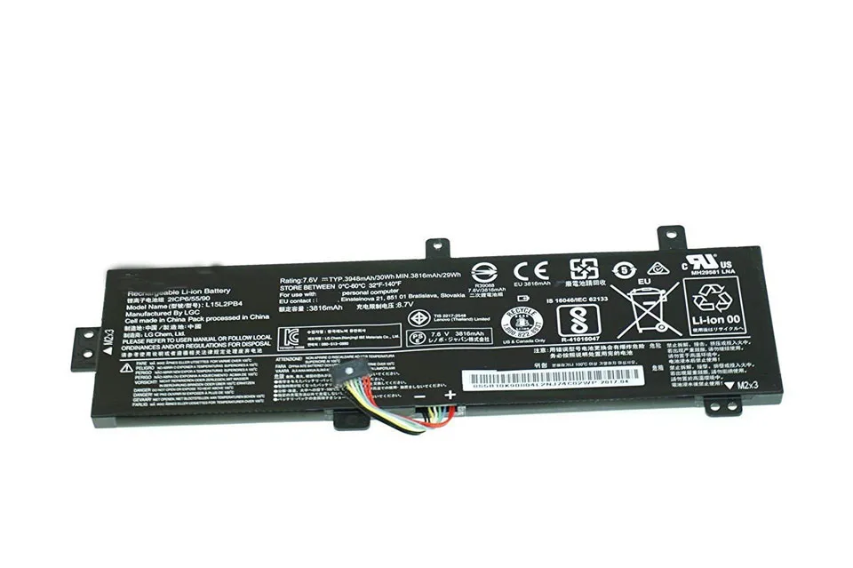 TONTEK натуральная L15L2PB4 ноутбук аккумулятор для Lenovo IdeaPad 310-15ISK L15L2PB4 2ICP6/55/90 7,6 V 30WH