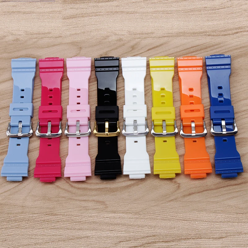PEIYI Silicone Watchband Replacement Casio BABY-G BA-110 111 112 3A 4A2 Rubber Strap Sports Waterproof Lady Watch Chain