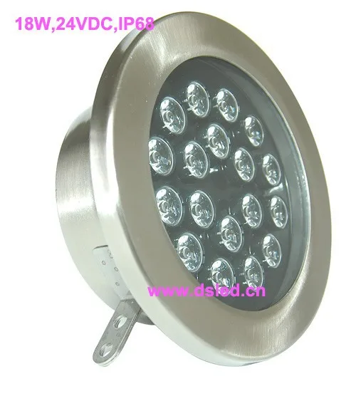 IP68 высокая мощность уличный светодиодный прожектор 18 Вт светильник для бассейна