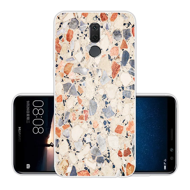 Coque for Huawei Nova 2i Mate 10 Lite Stone Phone Case Soft TPU Slim Silicon Back Cover Maimang 6 Shell |