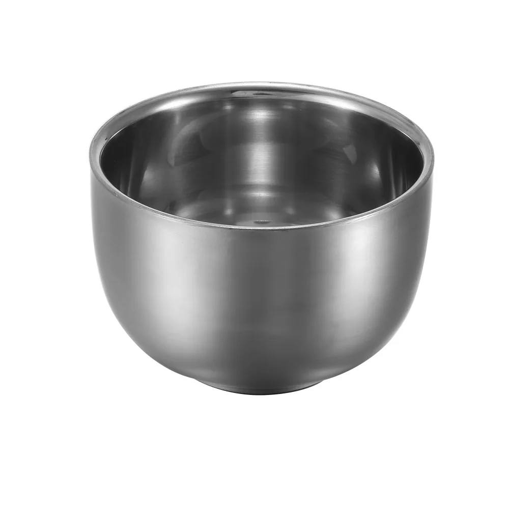 Мужская серебряная чаша для бритья из нержавеющей стали профессиональный