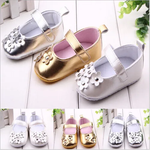 Модная детская обувь с цветами на мягкой подошве для начинающих ходить маленьких