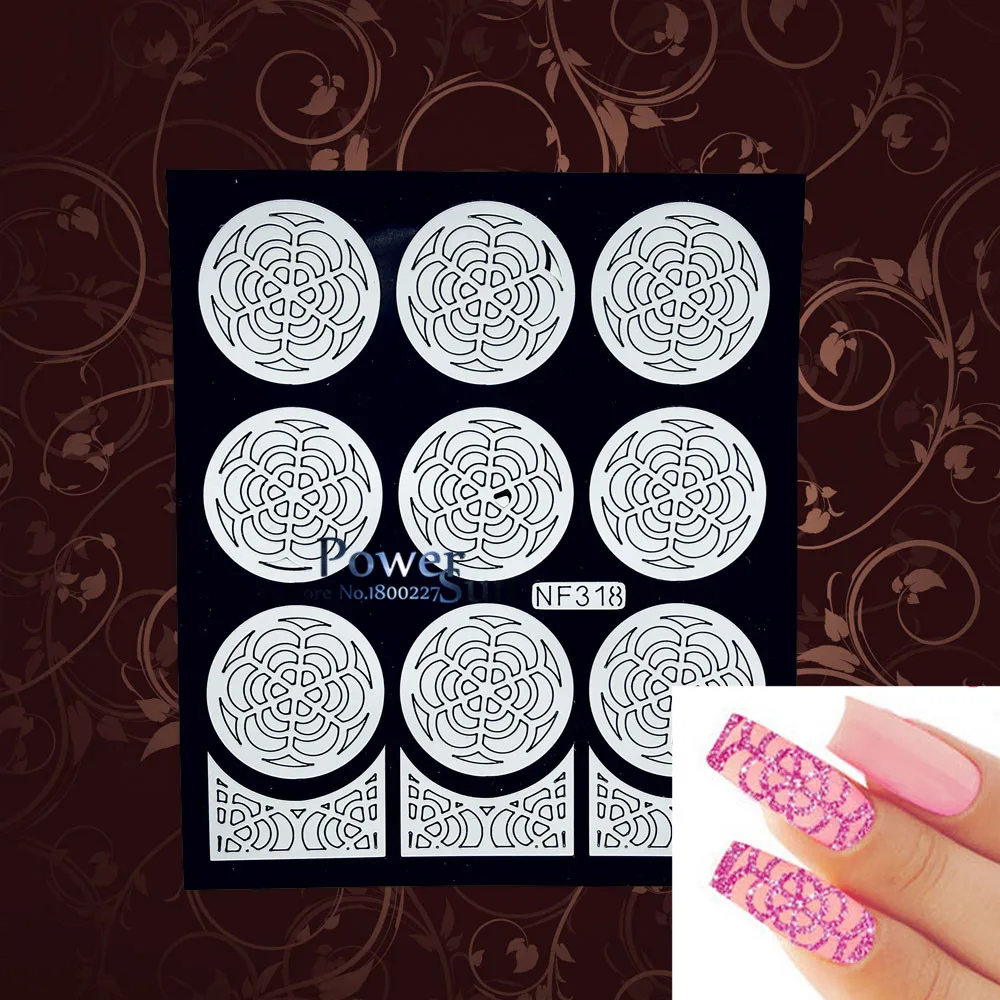 1 шт. сексуальная пантера лазерная Голография наклейка для дизайна ногтей