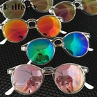 Ralferty, женские солнцезащитные очки, прозрачная оправа, анти-УФ, солнцезащитные очки, розовые, блестящие, зеркальные, солнцезащитные очки для женщин, солнцезащитные очки, W1521