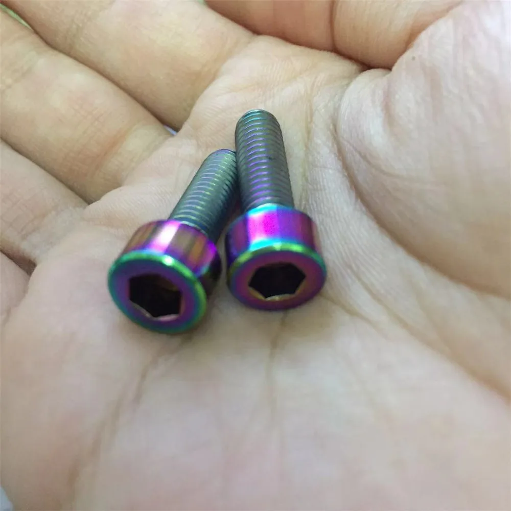 1 шт. M6x20mm Кривошип горного велосипеда замок болт Титан дорожный велосипед из