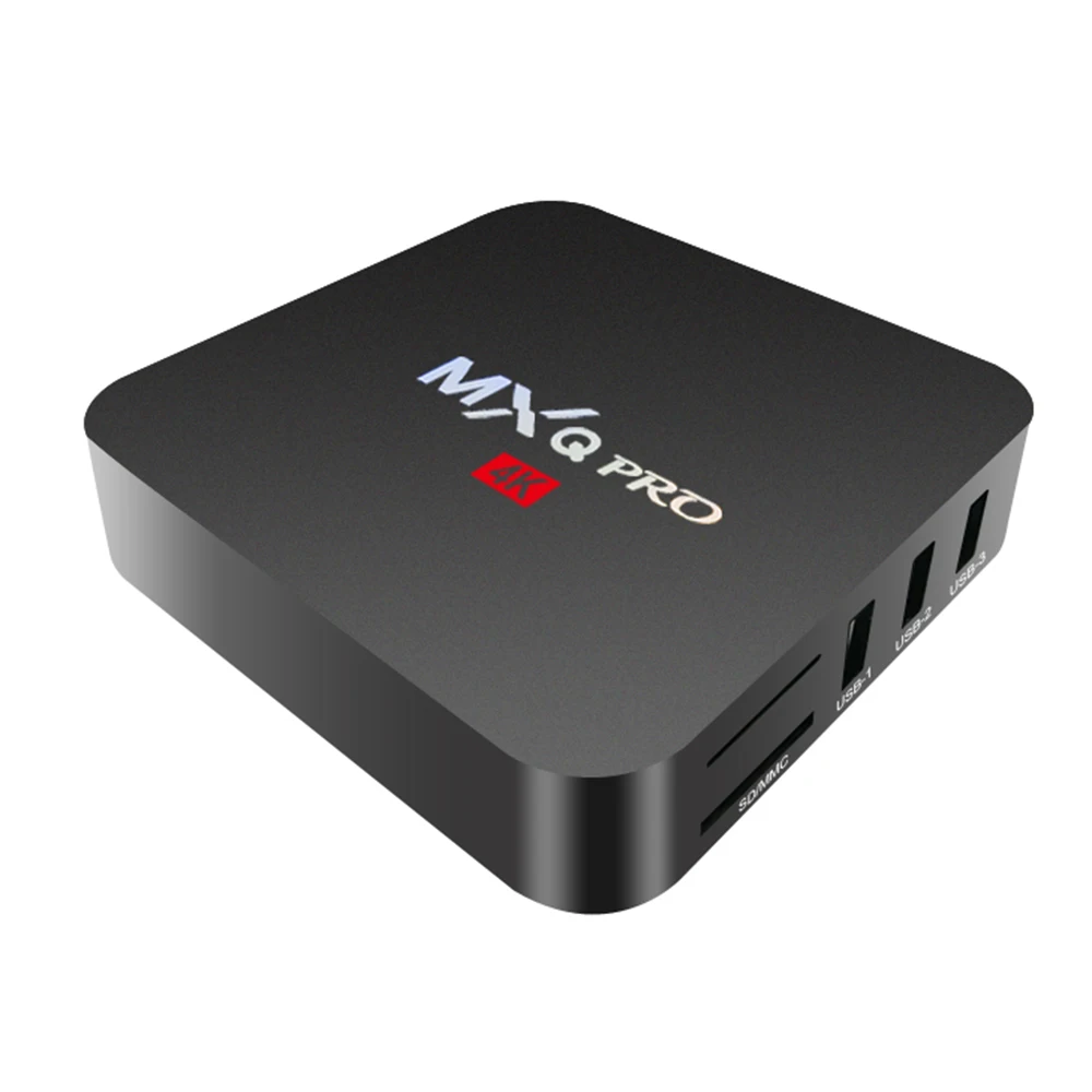 MXQ Pro Android 5.1 TV Box Smart Amlogic S905 Quad core 1G/8G Super-Mini 4K HD Mini PC TVMC Support 2.4G Wifi Set Top | Электроника