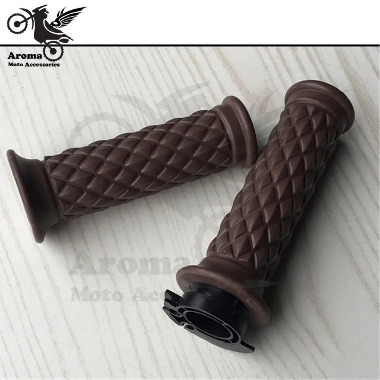 Высокое качество ретро мотоцикл Ручка Бар для Harley Davidson yamaha мото ручка ручки резиновый руль для мотоцикла для harley grip