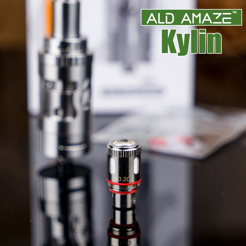ALD Amaze Kylin низкое сопротивление супер пара 2 мл электронная сигарета атомайзер ACE