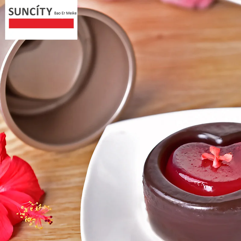 В форме сердца с антипригарным покрытием из металла 3d формы для выпечки кекса