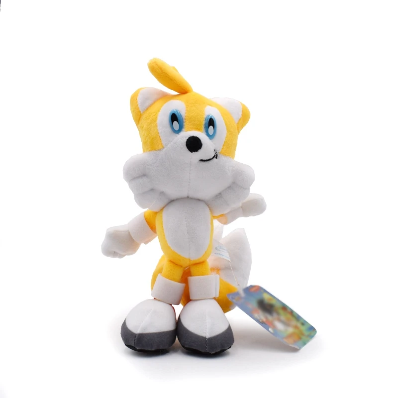 Золотой 6 стилей, игрушки Sonic Peluche, черный, синий и красный плюшевый Соник, мягкие куклы, подарок для детей на Рождество - Цвет: Золотой