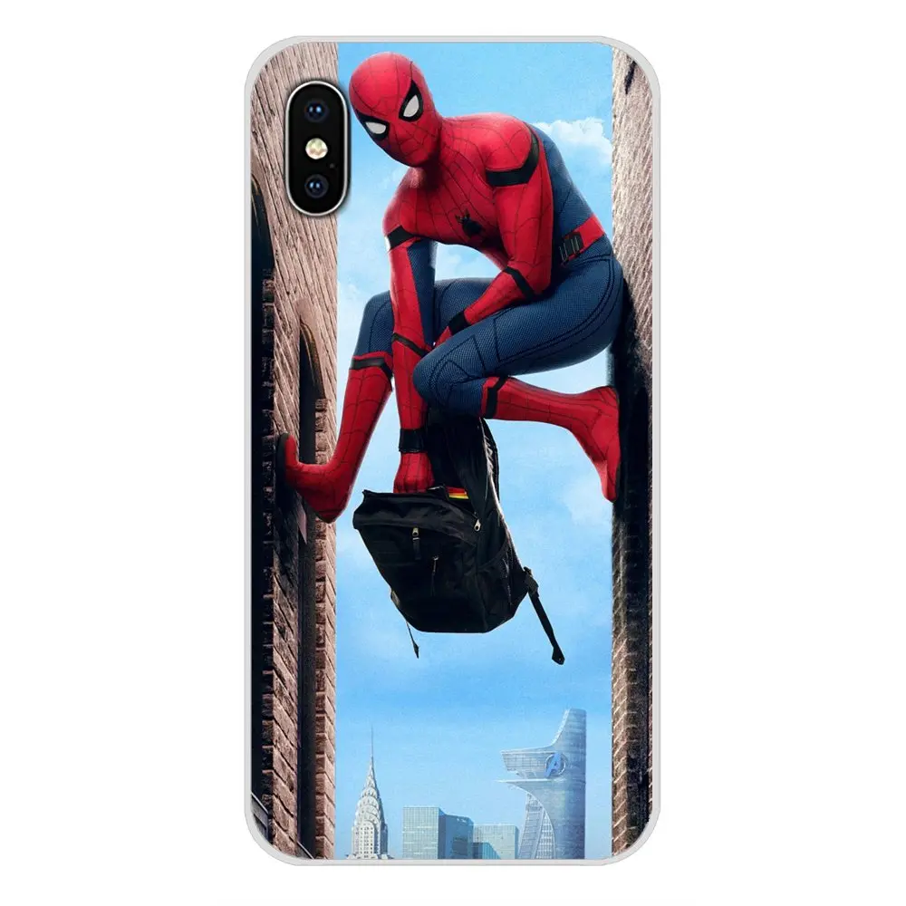Accessories Phone Shell Covers For Samsung Galaxy A5 A6S A7 A8 A9S Star J4 J6 J7 J8 Prime Plus 2018 SpiderMan Homecoming | Мобильные