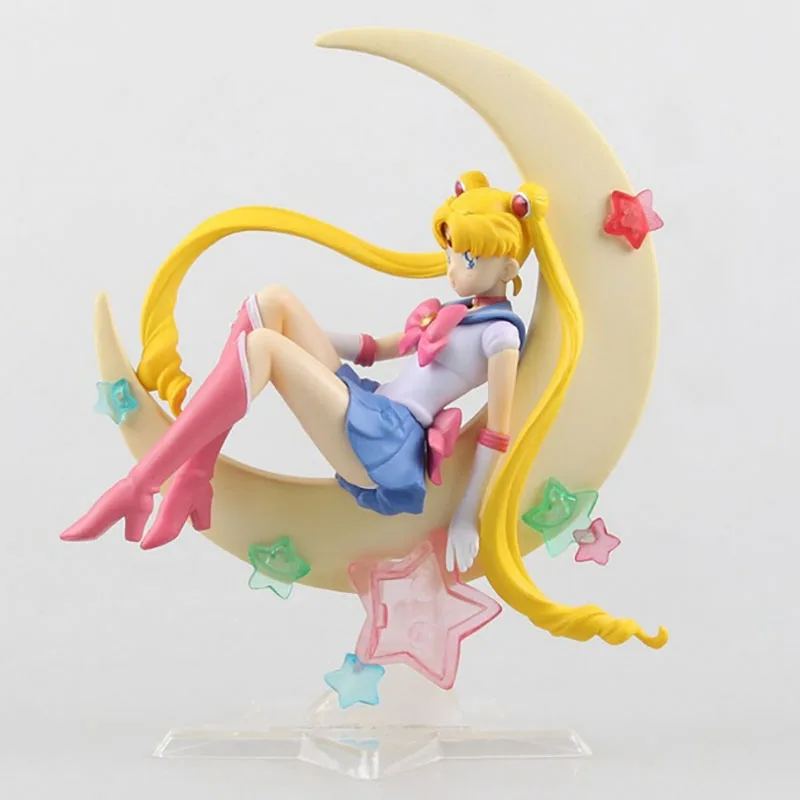 2018 Hot Sale 15cm Japan Anime Kawaii Sailor Moon Tsukino Usagi PVC Action Figure Collectible Model Toy Girls Doll Figures RT085 | Игрушки и