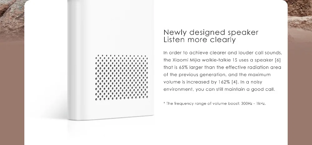 Xiaomi Mijia Smart WalkieTalkie 1S fm-радио 5 дневный режим ожидания смарт-телефон приложение расположение поделиться быстро команда разговор открытый подарок