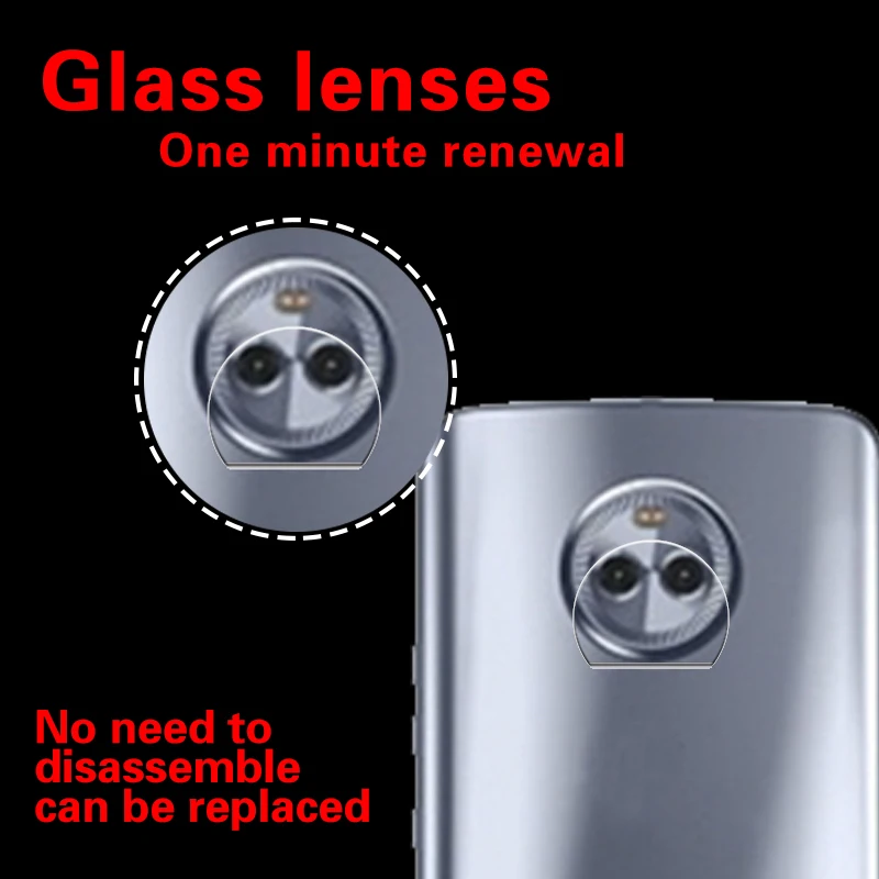 HD Прозрачная задняя камера защитная пленка из закаленного стекла для Motorola MOTO X4 (4