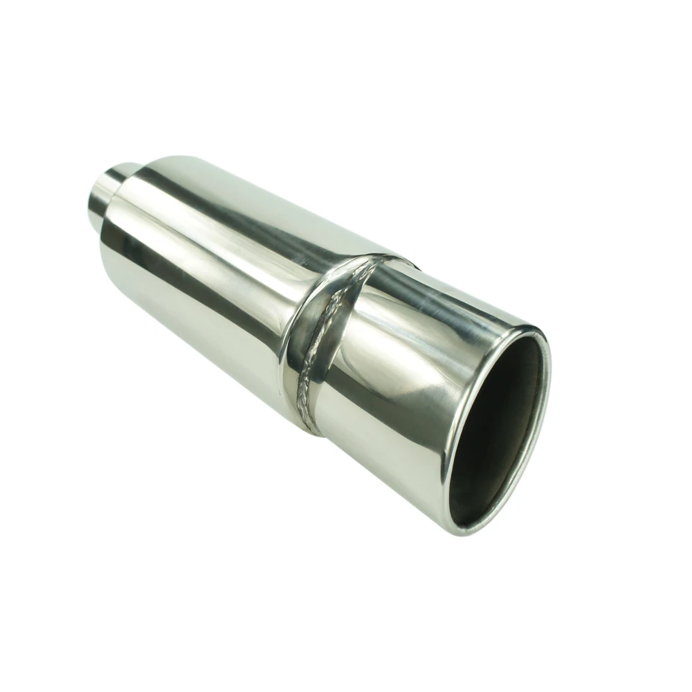 Универсальный автомобильный хромированный глушитель выхлопной трубы CNSPEED 2 25