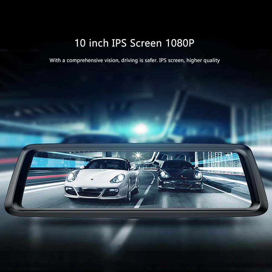 Topsource тире Камера 3g/4G 10 &quotips Dvr автомобиля HD 1080 P Двойной объектив