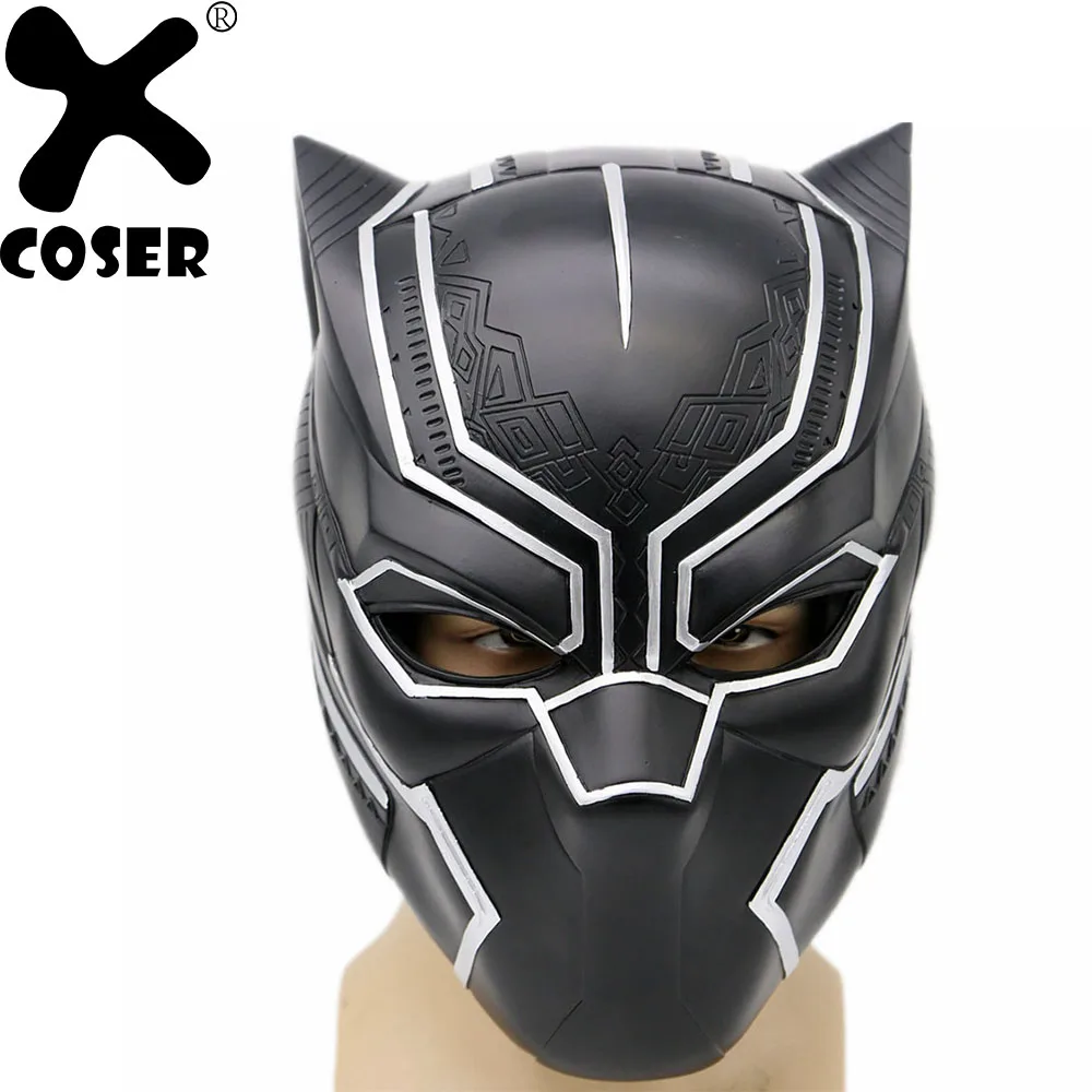 XCOSER Капитан Америка Черная маска Пантеры полимерный шлем реквизит Хэллоуин