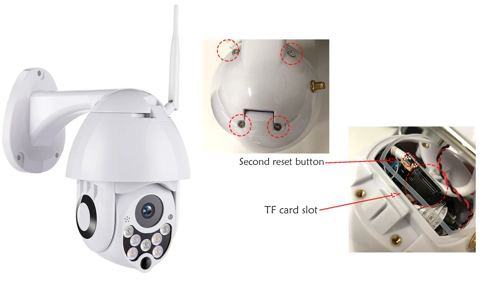 USAFEQLO, 1080 P, PTZ, IP камера, уличная, скоростная, купольная, беспроводная, Wi-Fi, камера безопасности, панорамный наклон, ИК, сеть видеонаблюдения, 1080P